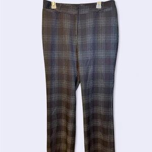 Men's Black Plaid Pants